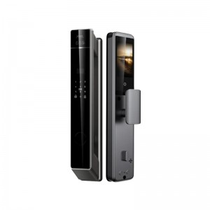 G29 Fully automatic 3D face recognition + 4.5-inch active intercom peephole fingerprint smart door lock