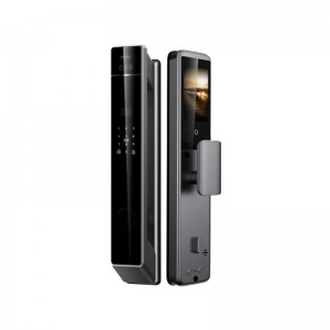 G28 Fully automatic 4.5-inch active intercom peephole fingerprint smart door lock