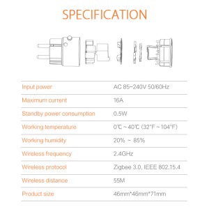 zigbee power plug