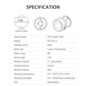 matter motion sensor