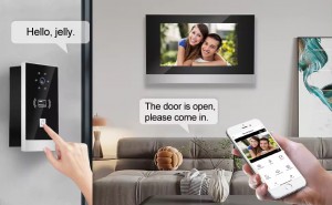 Video Intercom System TCP_IP Door Bell Electric WIFi Tuya Smart Cat 5 Network Audio Video Intercom Doorbell Camera for Villa