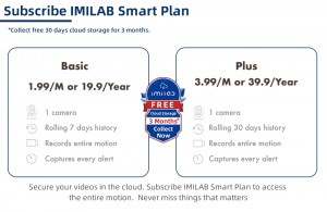 IMILAB EC4 2.5K WiFi Battery Spotlight Camera