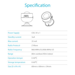 z-wave motion sensor